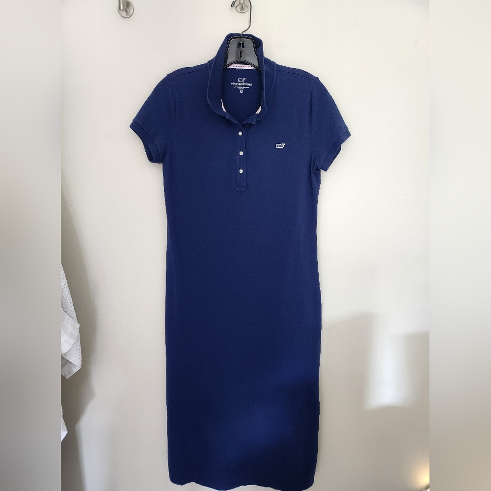 Vineyard Vines Navy Polo Dress